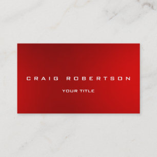 Cartão de visita do gerente de consultoria Red Mod