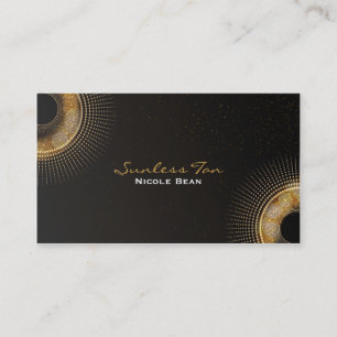 Cartão de Visita do Golden Rays Chic Tanning Salon