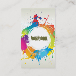 Cartão de visita do Grunge