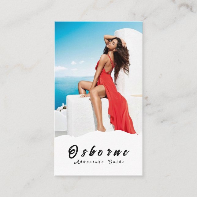 Cartão de visita do Guia de Aventura Kraft Rocky M (Frente)