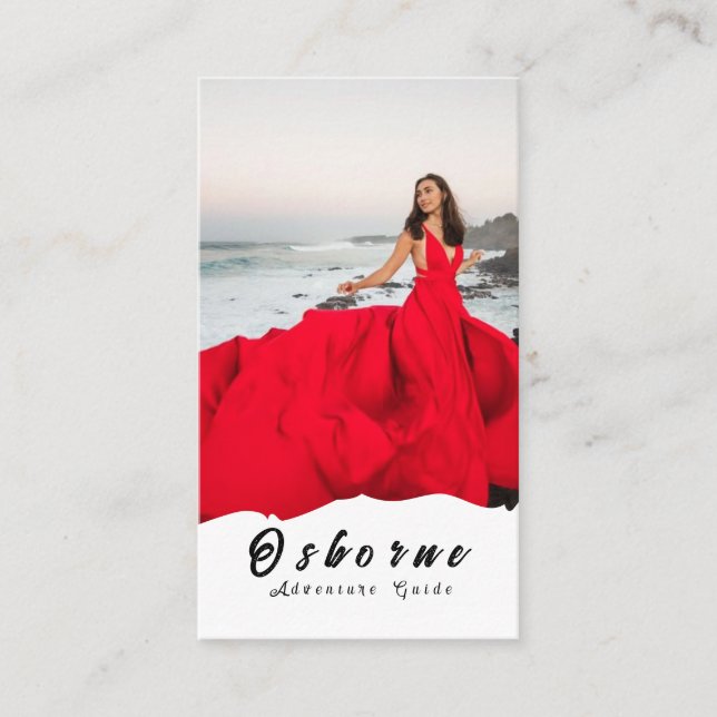 Cartão de visita do Guia de Aventura Kraft Rocky M (Frente)