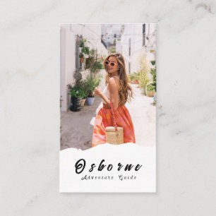 Cartão de visita do Guia de Aventura Kraft Rocky M