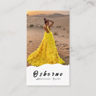 Cartão de visita do Guia de Aventura Kraft Rocky M