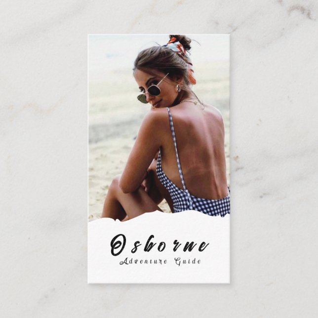 Cartão de visita do Guia de Aventura Kraft Rocky M (Frente)