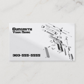 Cartão de visita do Gunsmith