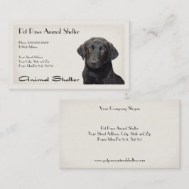 Cartão de visita do Hospital de Abrigo Animal