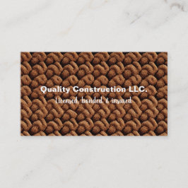 Cartão de visita do instalador de tapetes