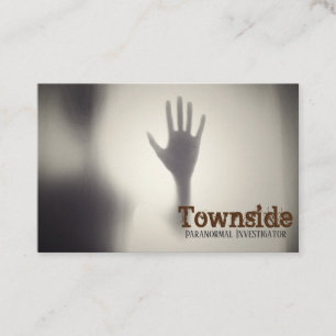 Cartão de visita do Investigador Paranormal