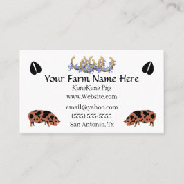 Cartão de visita do Kune Pig