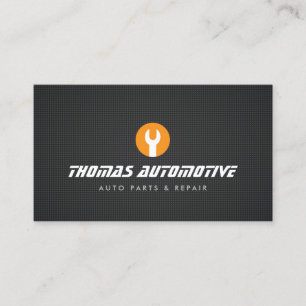 Cartão de visita do logotipo da chave da reparaç