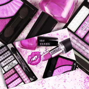 Cartão de visita do maquilhador