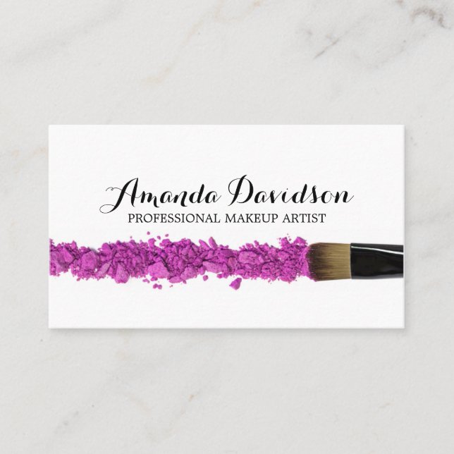 CARTÃO DE VISITA DO MAQUILHADOR (Frente)