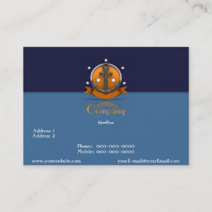 Cartão de visita do marinheiro