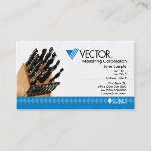 Cartão de visita do Marketing vetor