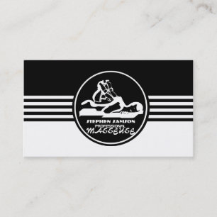 Cartão de visita do Masseuse