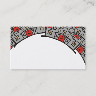 Cartão de visita do mediador imobiliário