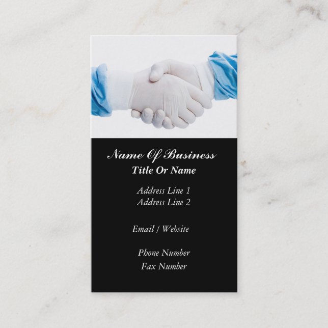 Cartão de visita do médico (Frente)