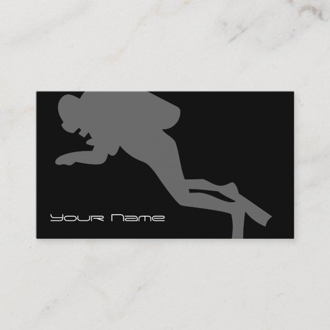 Cartão de visita do mergulho (Frente)