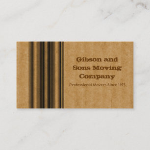 Cartão de visita do metal do Grunge, Brown