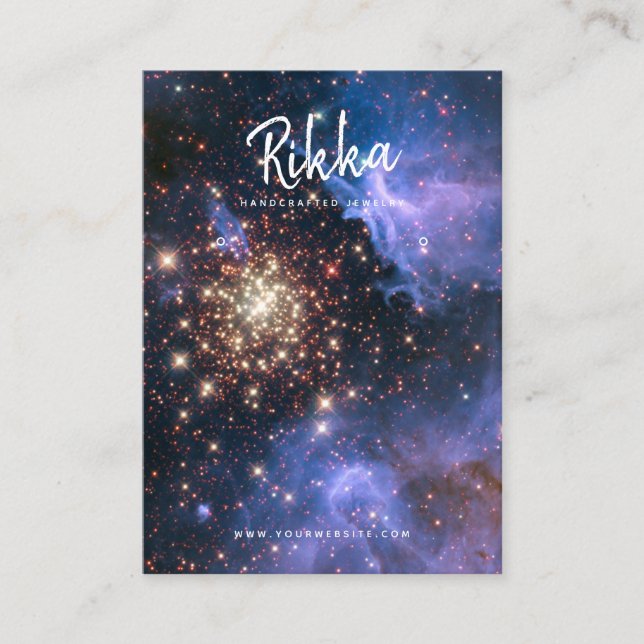 Cartão de visita do monitor de escuta de espaço ex (Frente)