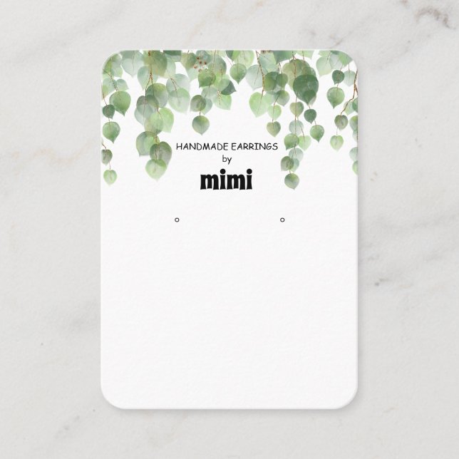 Cartão de visita do monitor de escuta flexível (Frente)