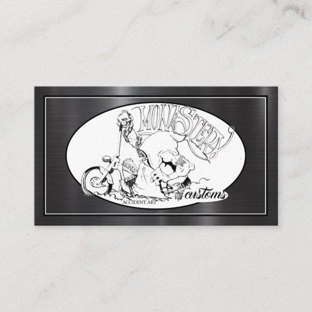 Cartão de visita do mosteiro (Frente)