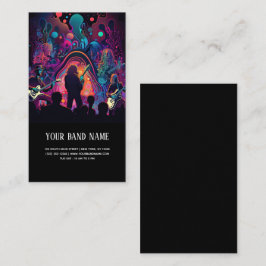 Cartão de visita do Music Concert Guitarist