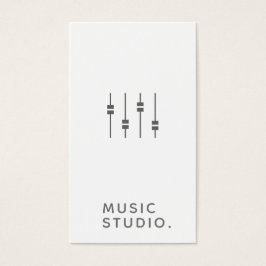 Cartão de visita do Music Studio