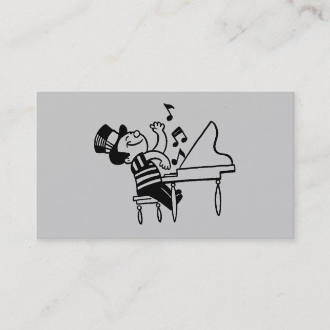 Cartão de visita do músico (Frente)