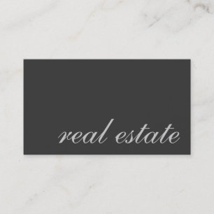 Cartão de visita do Na moda Script Cinza Manager