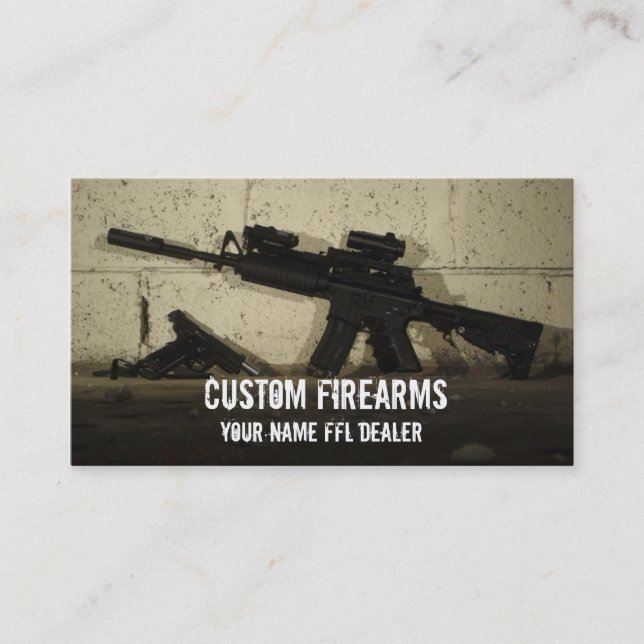 Cartão de visita do negociante de FFL (Frente)