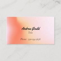 Cartão de visita do Ombre Rosa