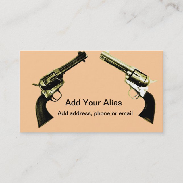 Cartão de visita do pacificador (Frente)