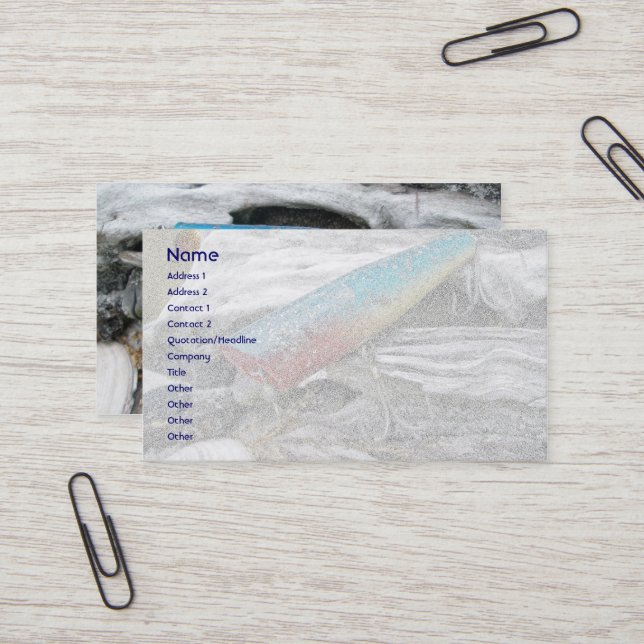 Cartão de visita do Pacote de Transmissão Azul Co  (Frente/Verso In Situ)