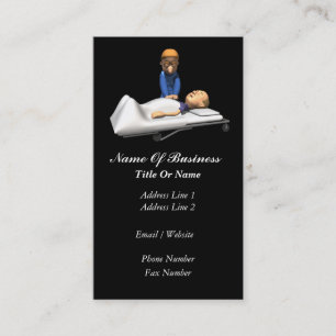 Cartão de visita do paramédico