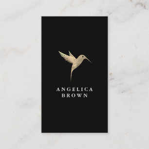 Cartão de visita do Pássaro de Humming