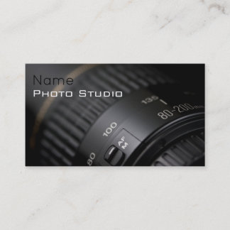 Cartão de visita do Photo Studio