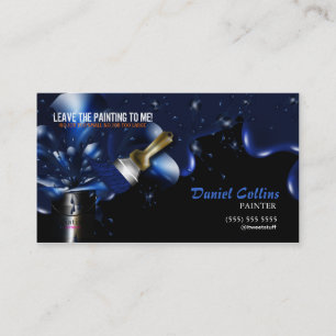 Cartão de visita do pintor