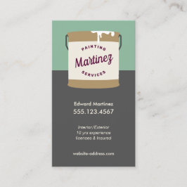 Cartão de visita do Pintor da Casa