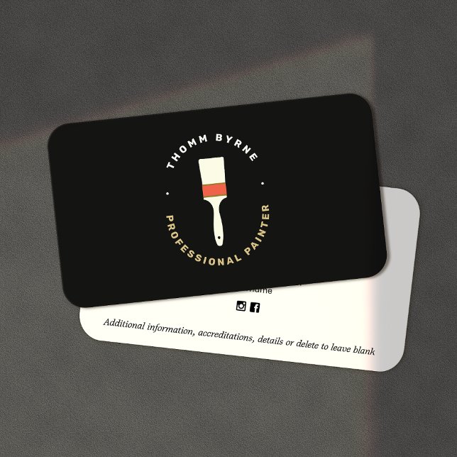 Cartão de visita do Pintor da Casa (Criador carregado)