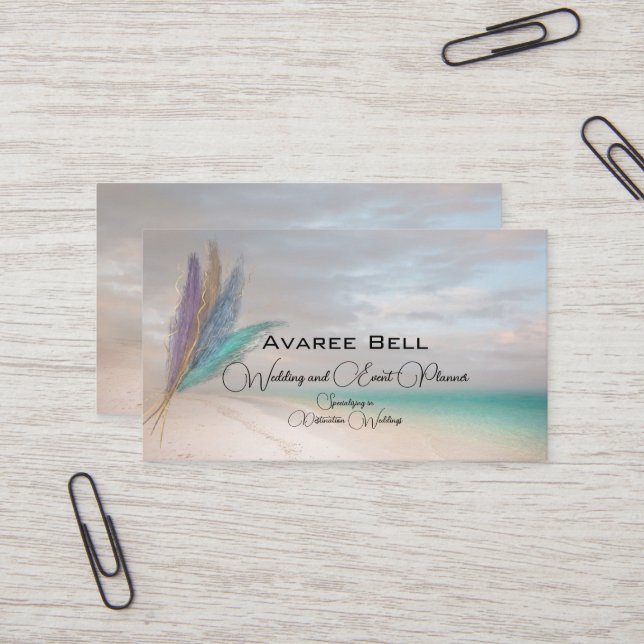 Cartão de visita do Planejador de Casamento e Even (Frente/Verso In Situ)