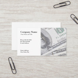 Cartão de visita do Planejador Financeiro