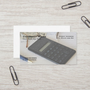 Cartão de visita do Planejador Financeiro