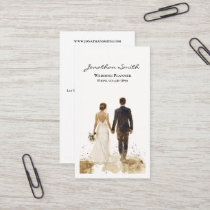 Cartão de visita do Planner de Casamento