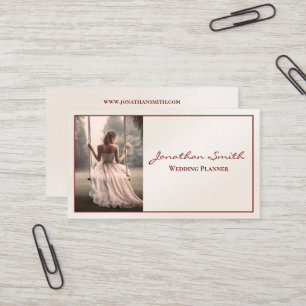 Cartão de visita do Planner de Casamento