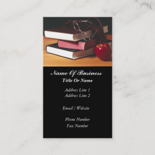 Cartão de visita do professor