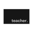 Cartão de visita do professor