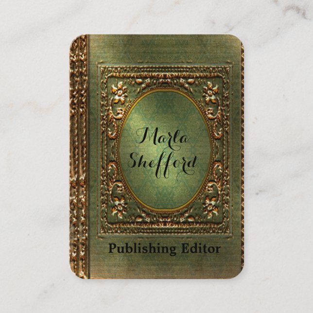 Cartão de visita do profissional dos escritores de (Frente)