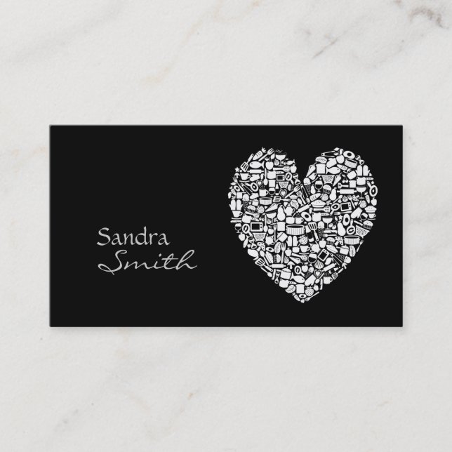 Cartão de visita do Proprietário/Gerente do Restau (Frente)