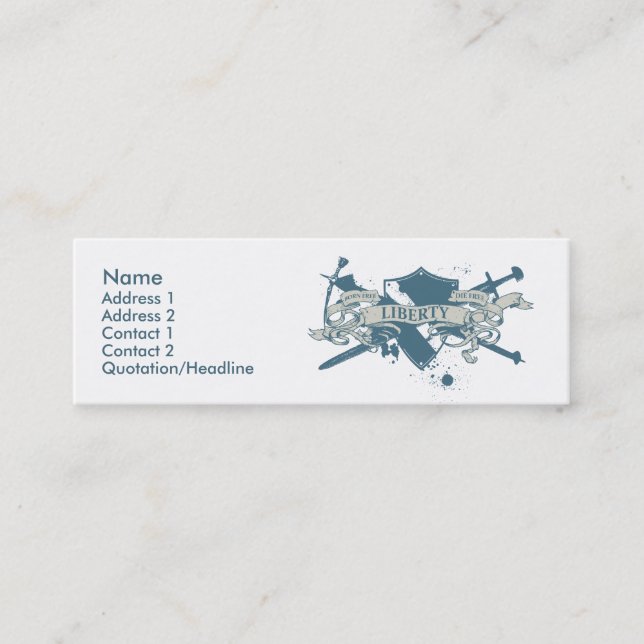 Cartão de visita do protetor da deusa (Frente)